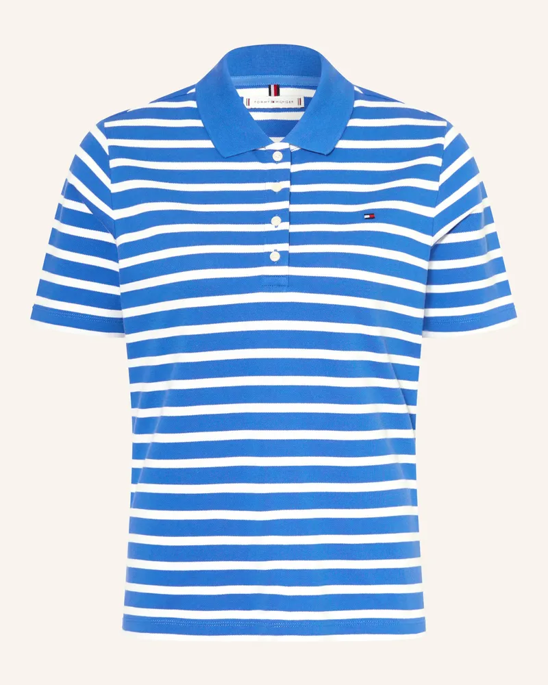 Tommy Hilfiger Piqué-Poloshirt blau Blau
