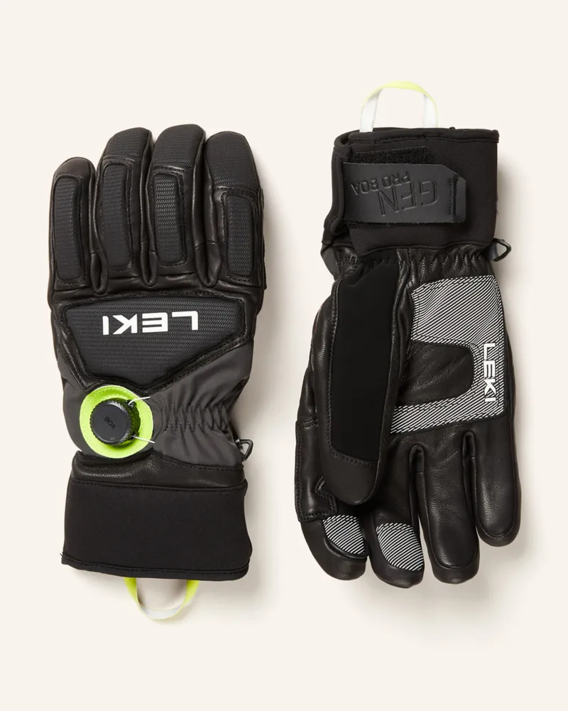 Leki Skihandschuhe GRIFFIN TUNE 3D BOA Schwarz