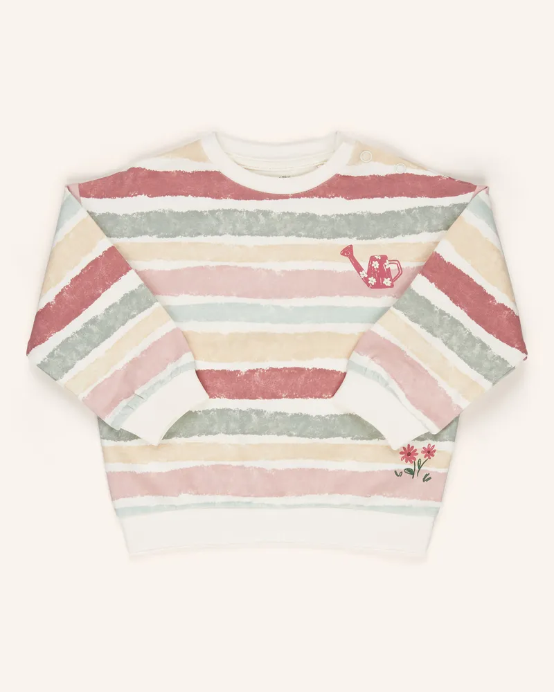 S.Oliver Sweatshirt weiss Altrosa