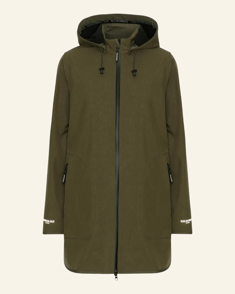Ilse Jacobsen Regenmantel rain135 braun Oliv