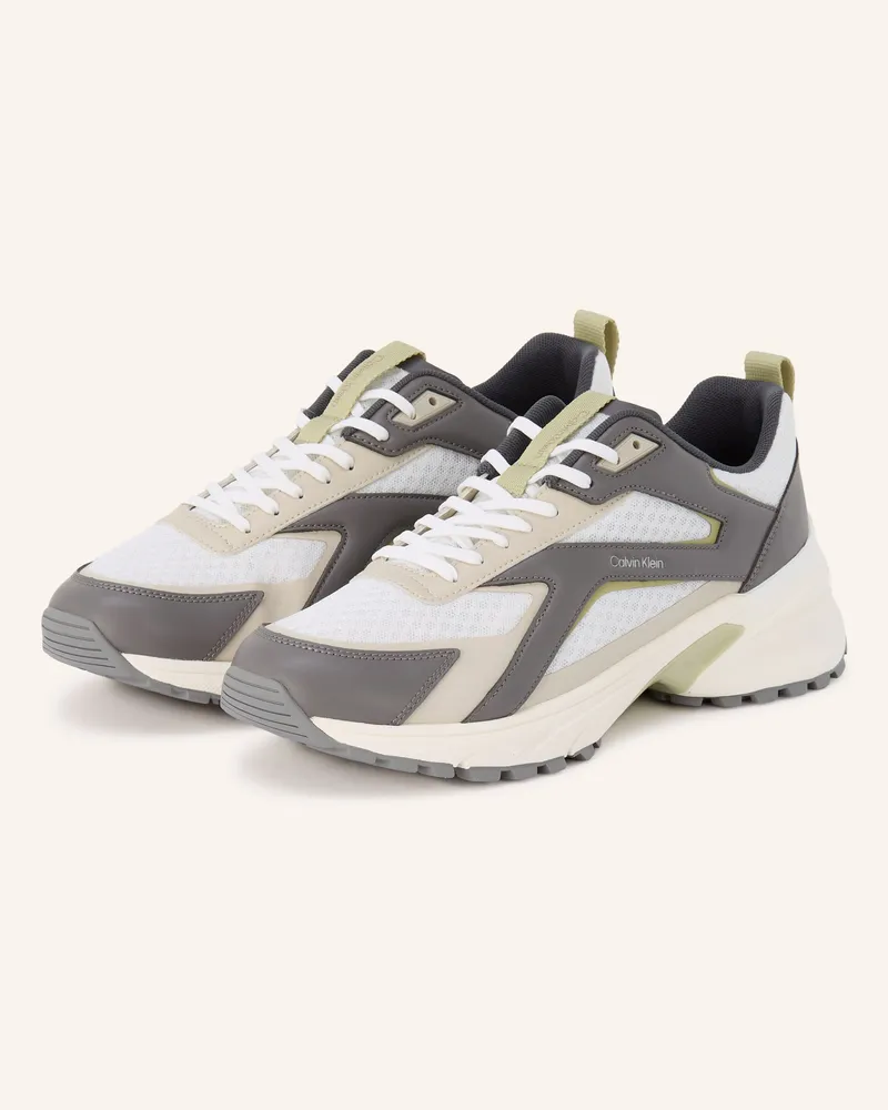 Calvin Klein Sneaker Hike Runner weiss Weiss