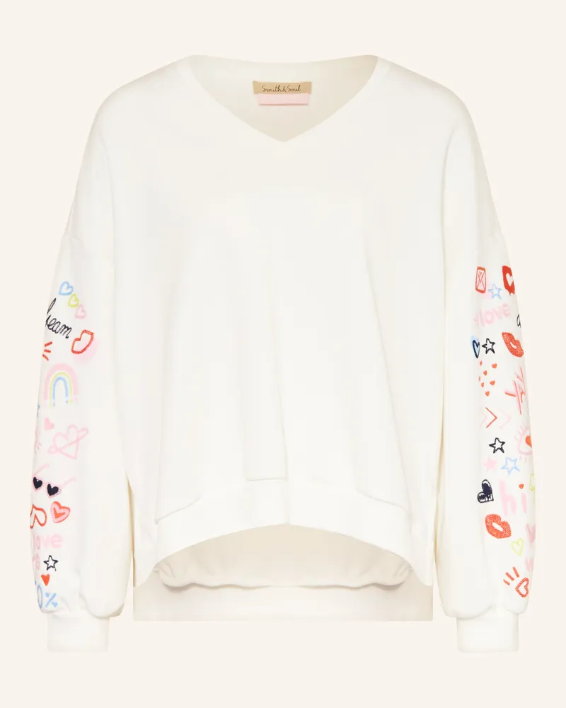 Smith & Soul Oversized-Sweatshirt weiss Weiss