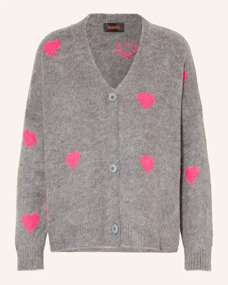 Miss Goodlife Strickjacke Mit Alpaka grau Grau