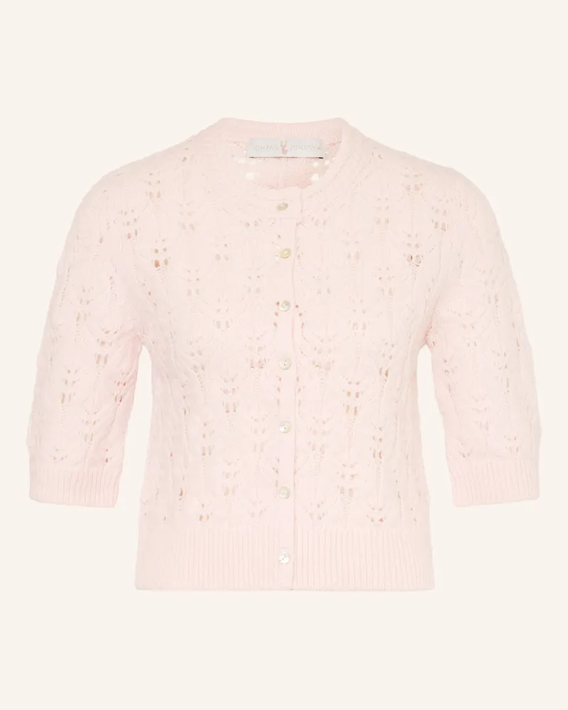 Johann & Johanna Strickjacke rosa Rosa