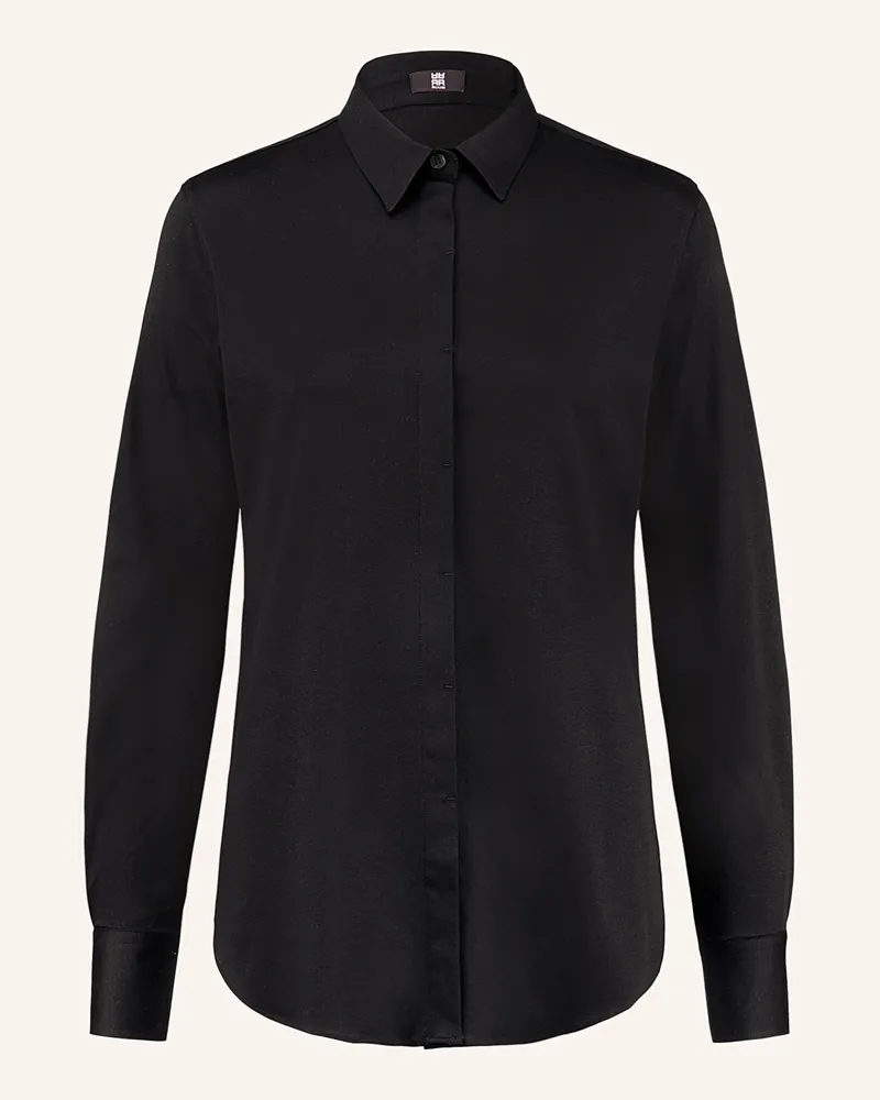 Riani Hemdbluse Aus Jersey schwarz Schwarz