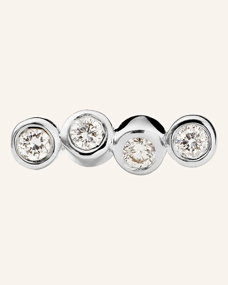 Ariane Ernst Ohrstecker THE ONE STUD NO.4 aus 18 Karat Weißgold mit Diamanten Weissgold
