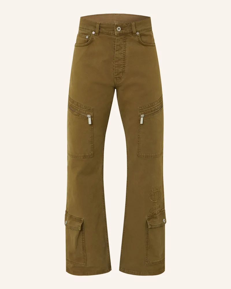 OFF-WHITE Cargohose Gothic Regular Fit braun Khaki