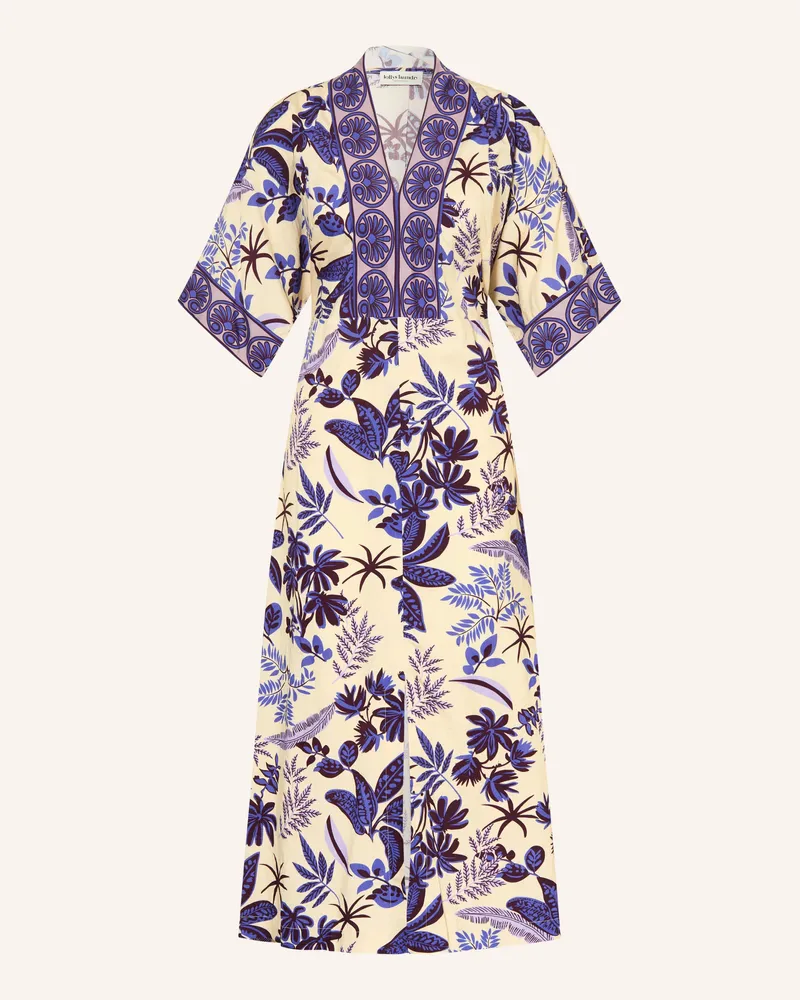 Lollys Laundry Kleid JEMIMALL mit 3/4-Arm Dunkelblau