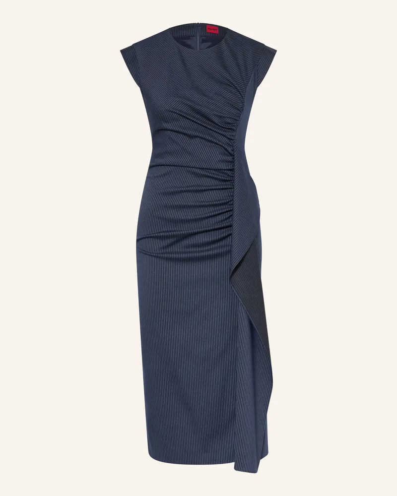 HUGO BOSS Etuikleid Koleni blau Dunkelblau