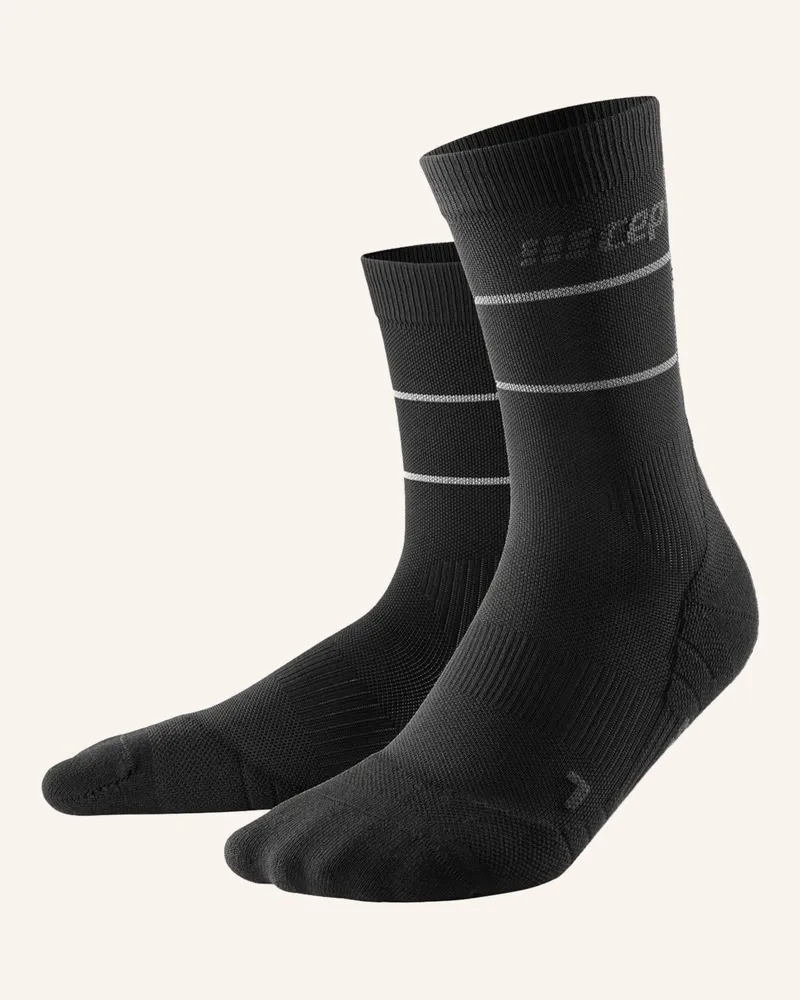 CEP Laufsocken Schwarz