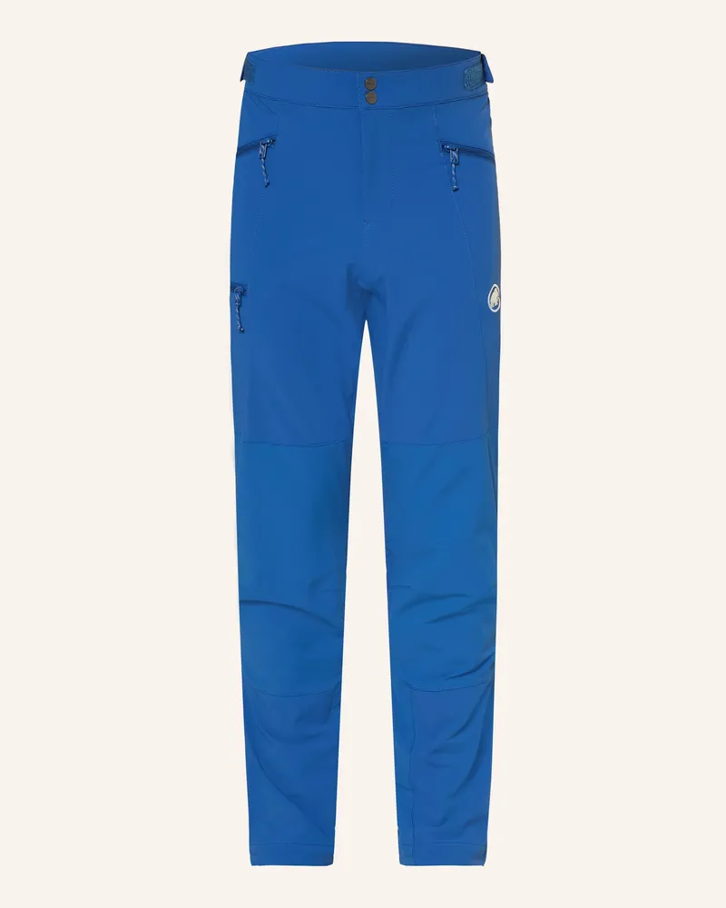 Mammut Softshell-Hose Courmayeur So blau Blau