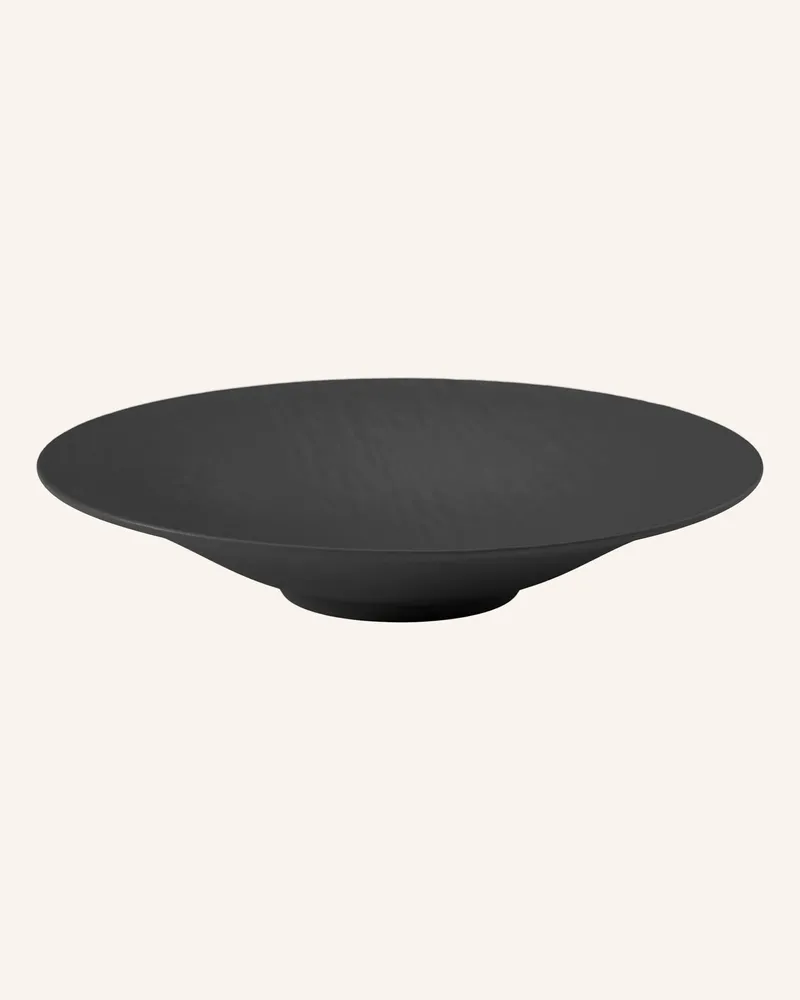 Villeroy & Boch Schale Tief Manufacture Rock schwarz Schwarz