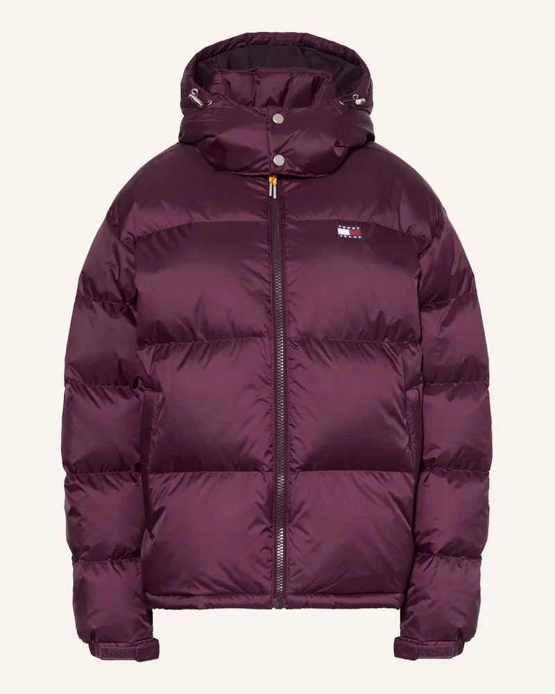 Tommy Hilfiger Daunenjacke Alaska Mit Abnehmbarer Kapuze rot Dunkelrot