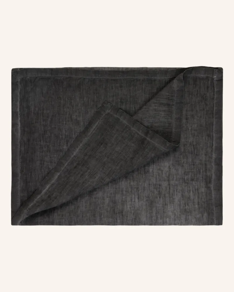 Pichler Tischläufer Liska Aus Leinen grau Dunkelgrau