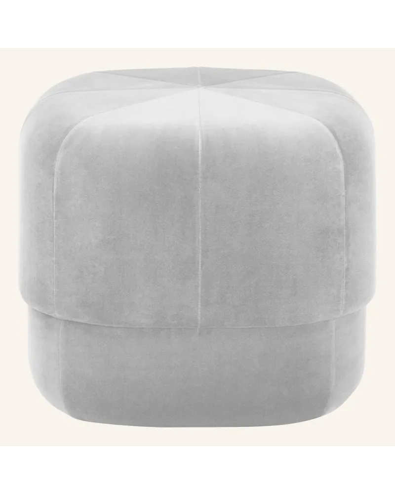 Normann Copenhagen Samt-Pouf CIRCUS Beige