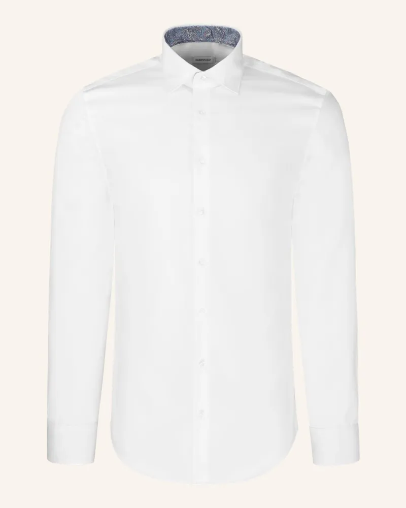 Seidensticker Business Hemd Slim Fit weiss Weiss