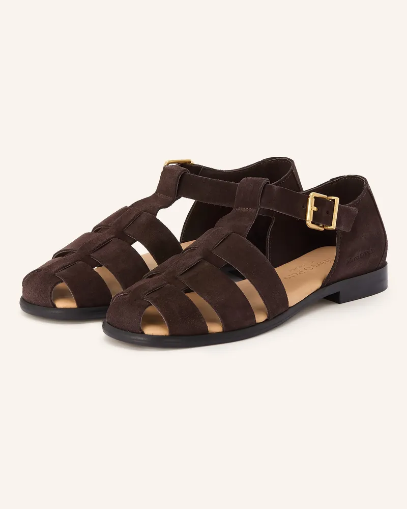 Marc O'Polo Sandalen braun Dunkelbraun