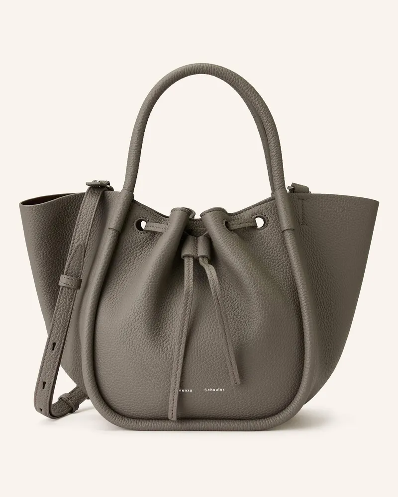 Proenza Schouler Shopper RUCHED SMALL Grau
