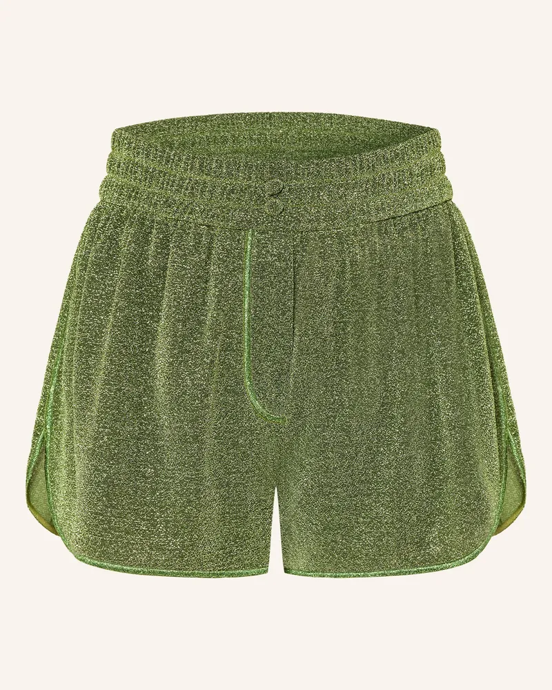 Oséree Shorts Lumiere Mit Glitzergarn gruen Grün