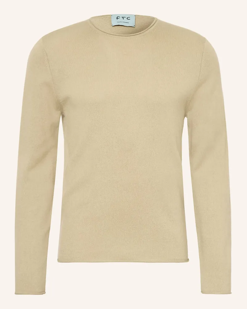 FTC Cashmere Pullover Mit Cashmere gruen Hellgrün