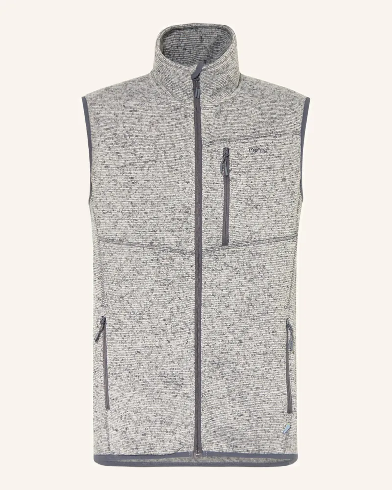 me°ru' Fleeceweste Bergen grau Grau