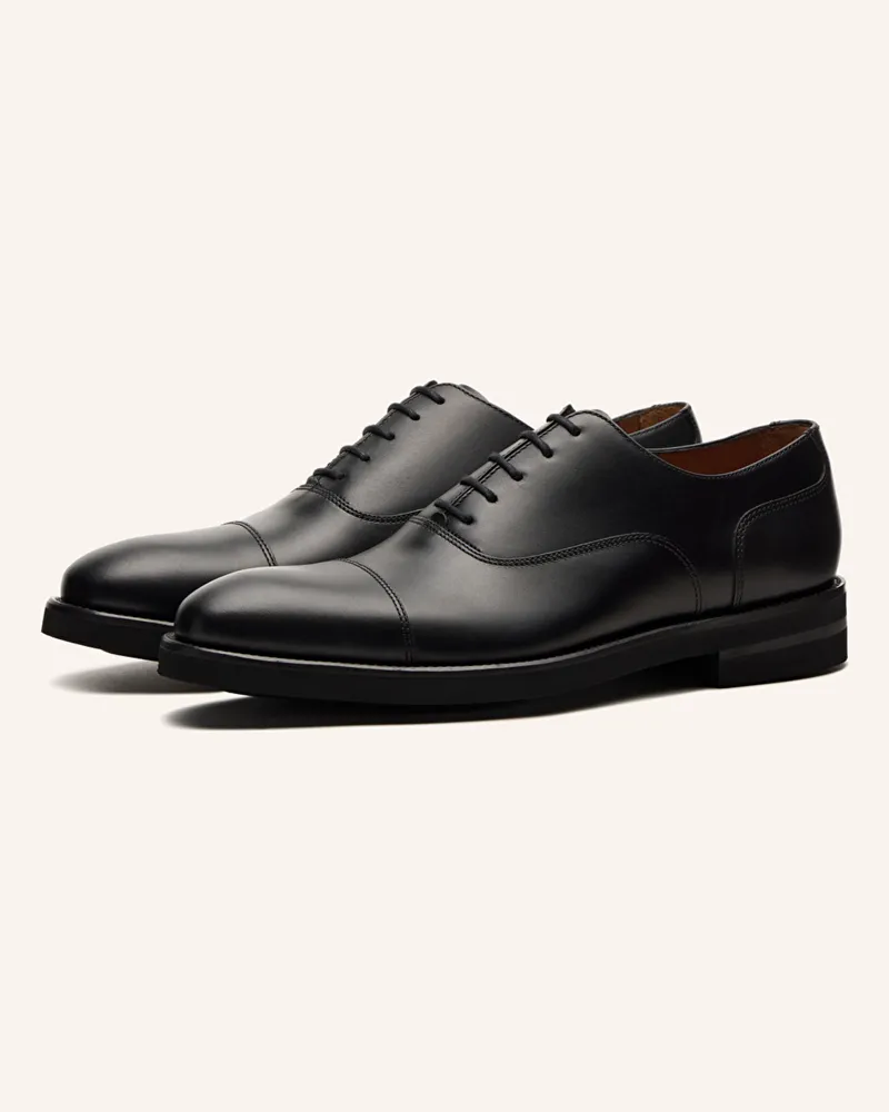 Lottusse Oxford Mit Kappe Holborn schwarz Schwarz