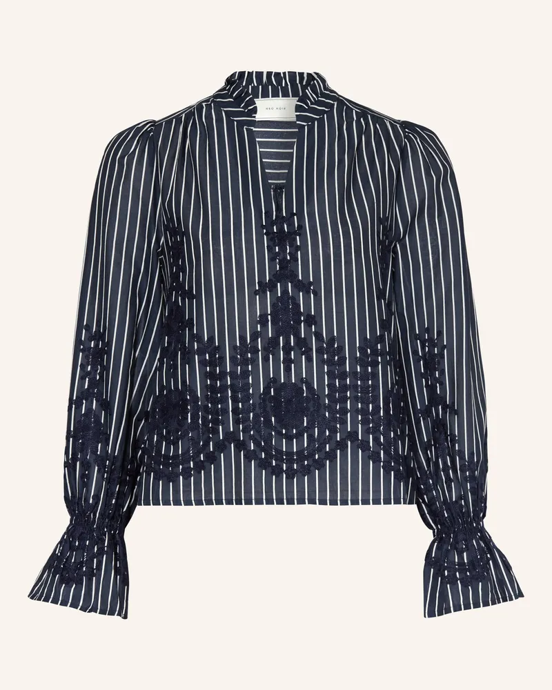 Neo Noir Blusenshirt Amara blau Dunkelblau