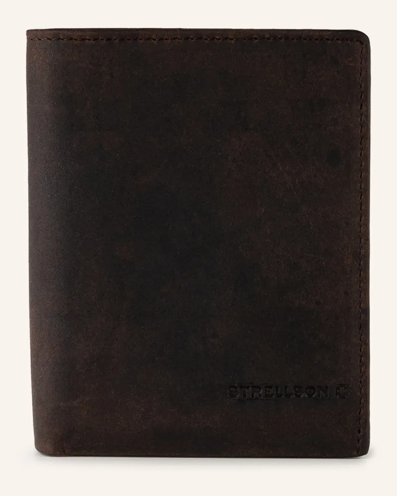 Strellson Geldbörse Jorge braun Dunkelbraun