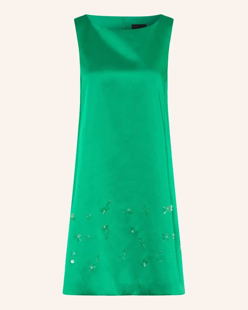 Marc Cain Kleid Mit Pailletten Und Schmucksteinen gruen 553