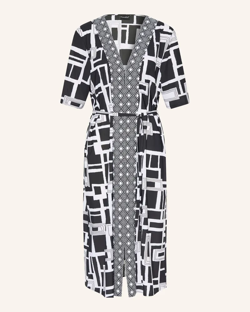 Charmline Kaftan Graphic Frame schwarz Schwarz