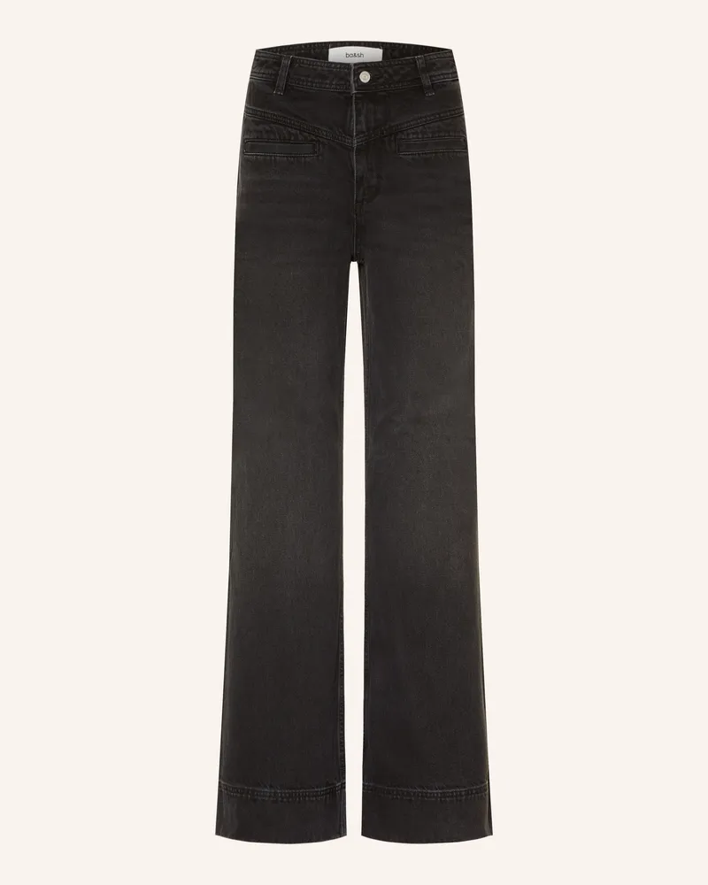 ba&sh Straight Jeans Ranja schwarz Black