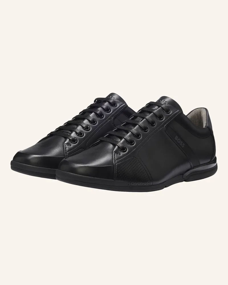 HUGO BOSS Sneaker Saturn_Lowp_Lux4 A_N schwarz Schwarz