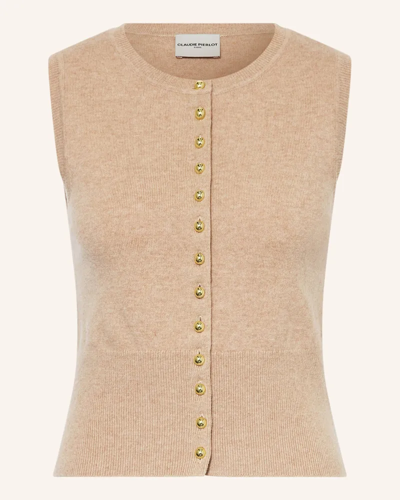 Claudie Pierlot Strickweste beige Beige