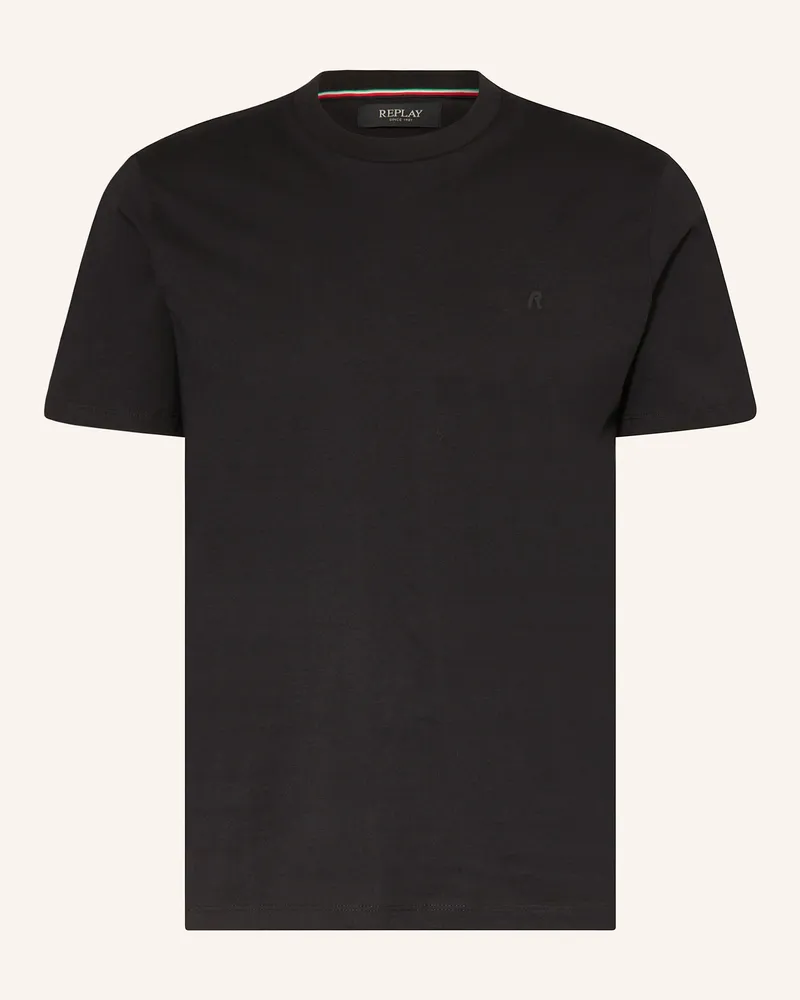 Replay T-Shirt Schwarz