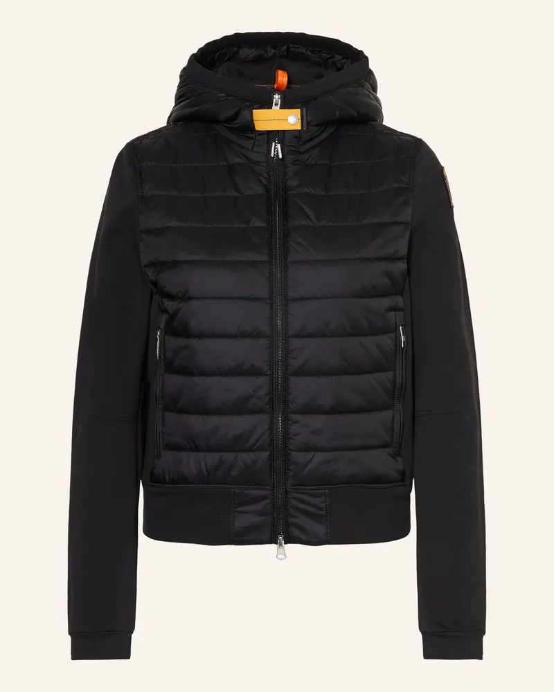 Parajumpers Steppjacke Caelie Im Materialmix schwarz Schwarz