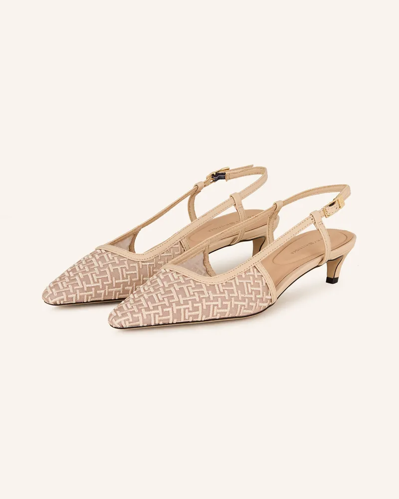 Tommy Hilfiger Slingpumps rosa Nude