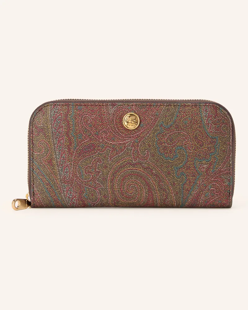 Etro Geldbörse Arnica braun Braun