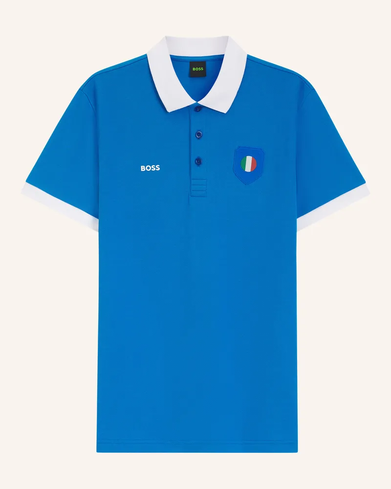 HUGO BOSS Poloshirt Pl_Bb Bc Lux Paddy Regular Fit blau Blau