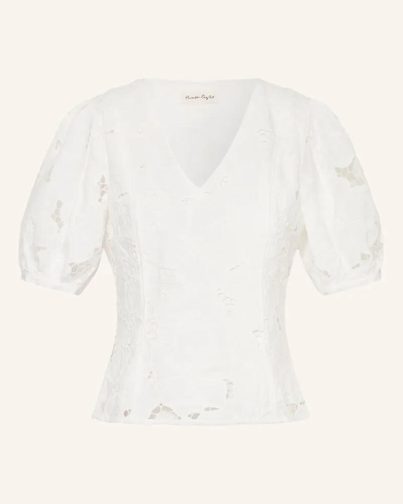 Phase Eight Blusenshirt MARINA mit Lochspitze Ecru