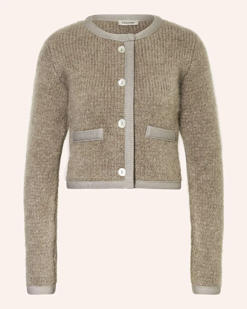 CocoVero Strickjacke MORA Taupe