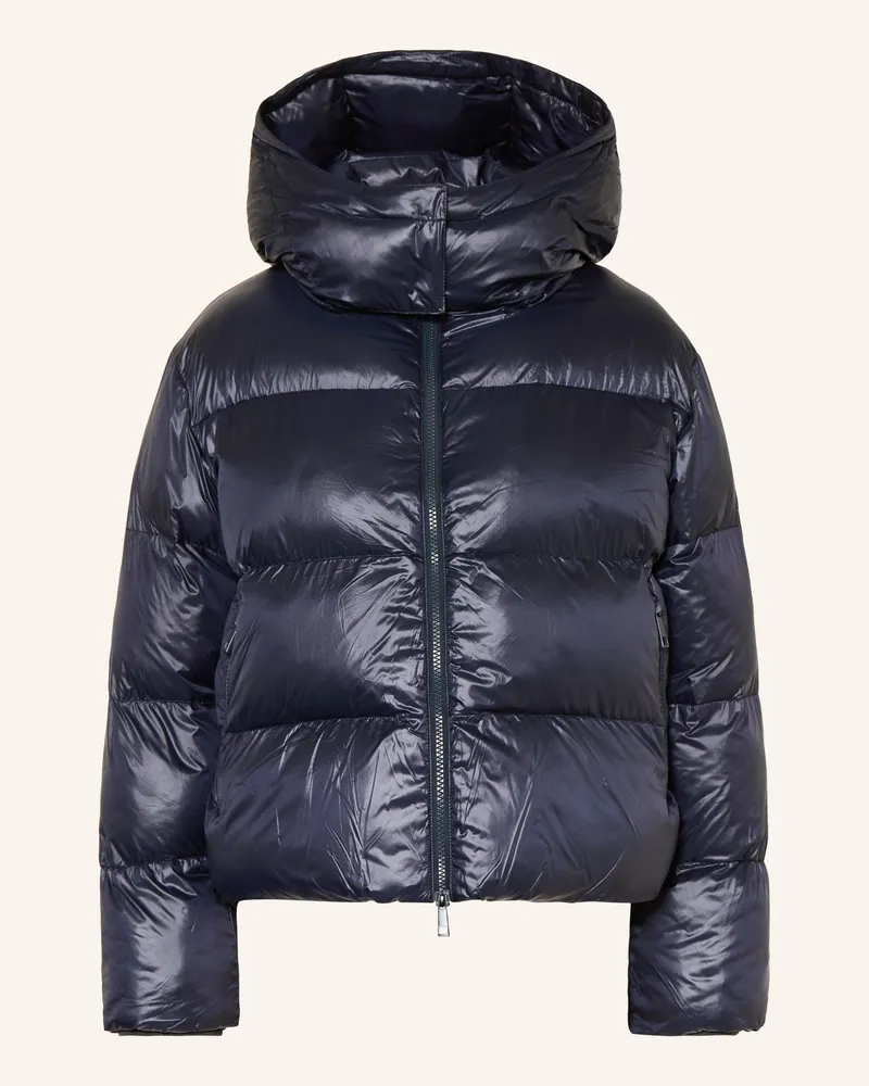 Darling Harbour Steppjacke Mit Abnehmbarer Kapuze blau Navy