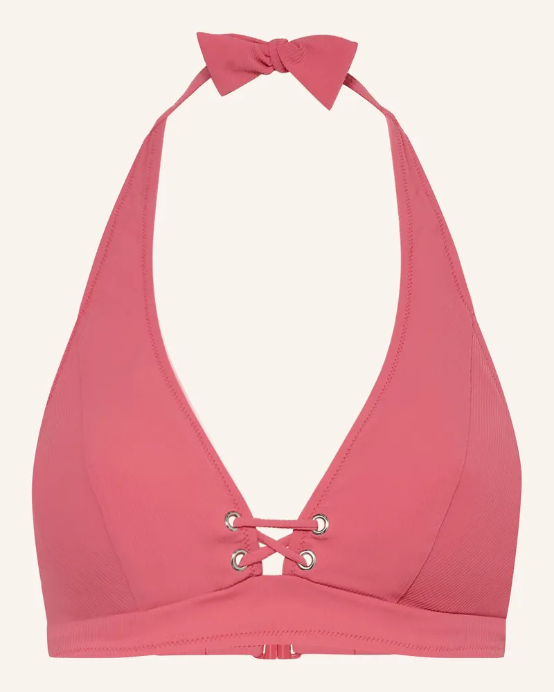 Lidea Neckholder-Bikini-Top Seaside Serenity pink Hellrot