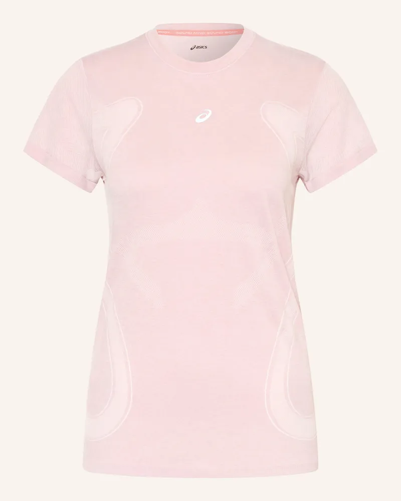 Asics Laufshirt Road Seamless Ss rosa Rosa