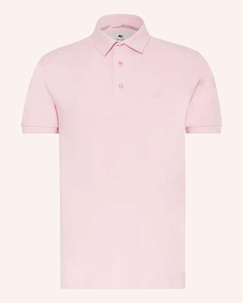 Etro Piqué-Poloshirt Rosa