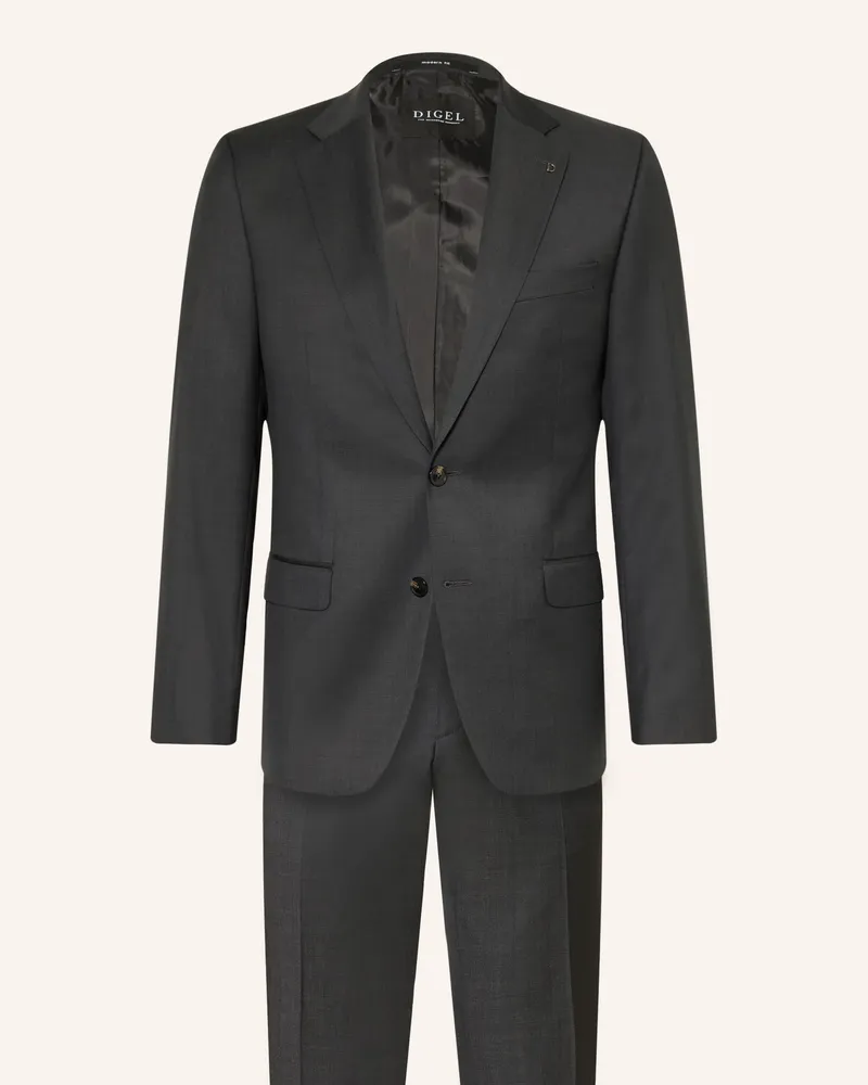 Digel Anzug Daren Modern Fit grau Dunkelgrau