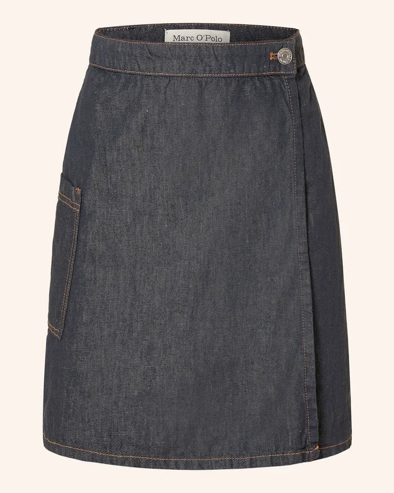 Marc O'Polo Jeansrock mit Leinen 008