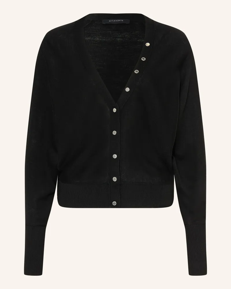 AllSaints Strickjacke Honor schwarz Schwarz