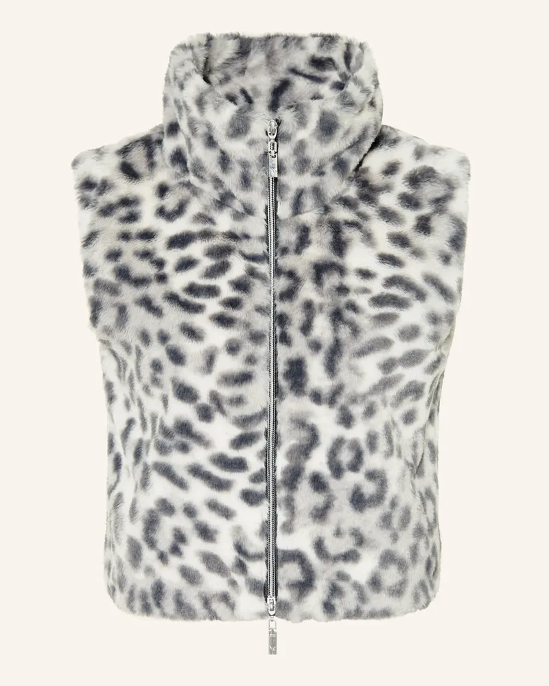monari Kunstfell-Weste Grau
