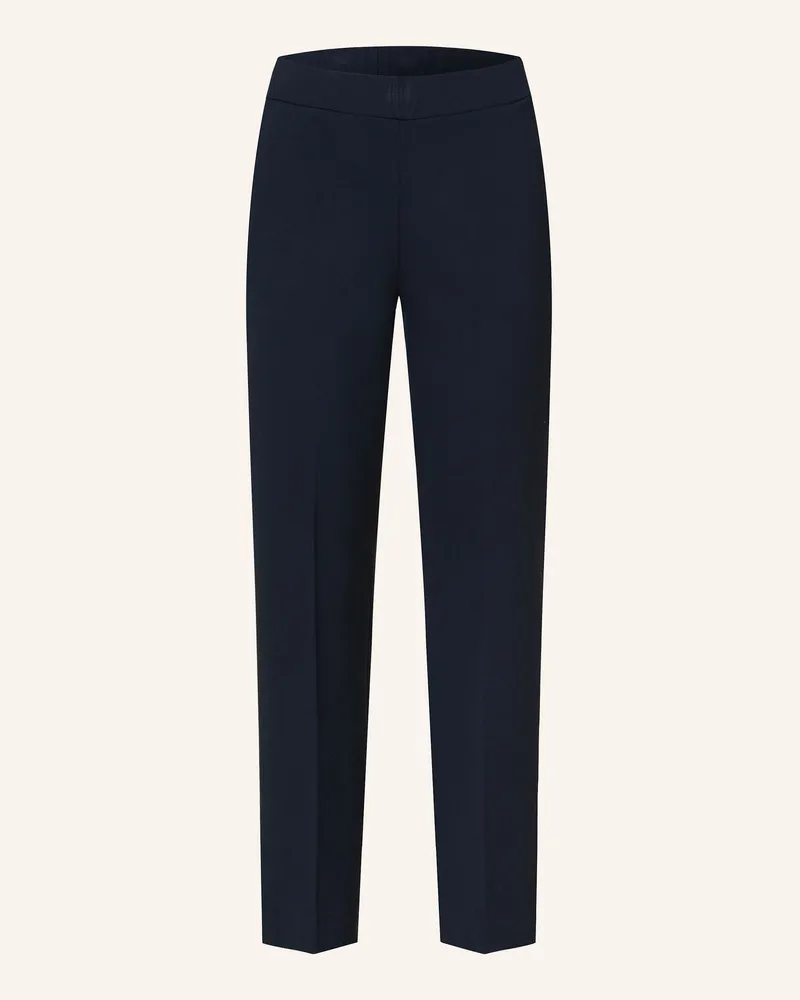 SEM PER LEI Bootcut-Hose aus Jersey Dunkelblau