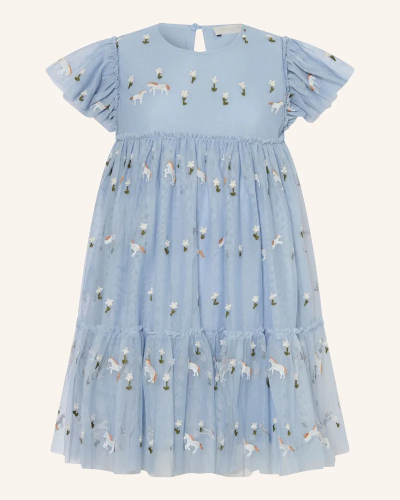 Stella McCartney Kids Tüllkleid blau Hellblau